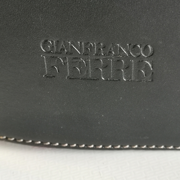 Gian Franco FERRE Italian Leather Black Belt main image 5